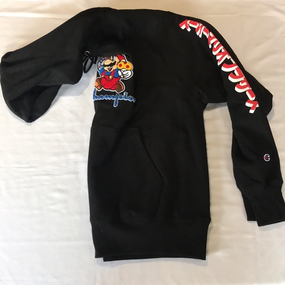 Champion x Super Mario Bros Reverse Weave Hoodie size L - Picture 8 of 9